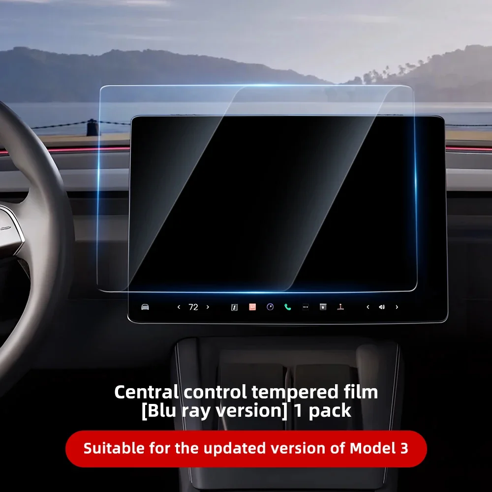 YONZEE Tesla Tempered Glass Screen Protector For Tesla 2024 Model 3