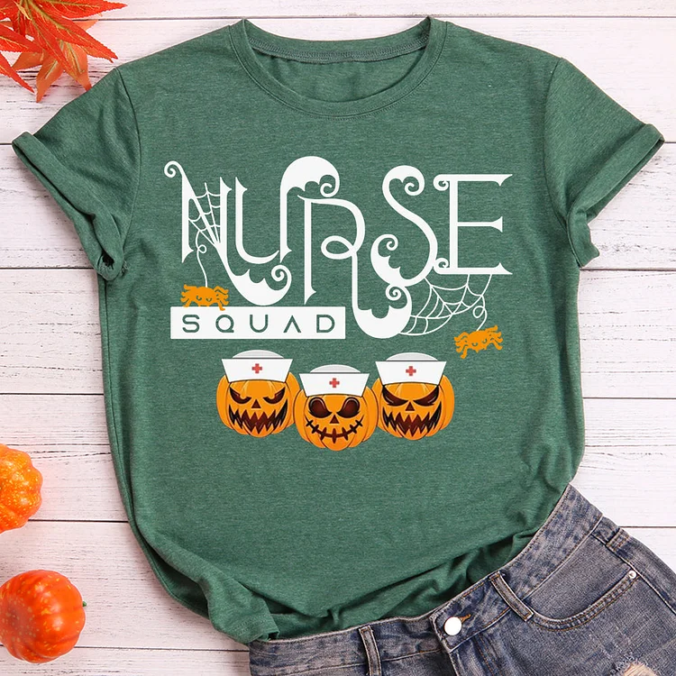 Halloween nurse squad t shirt tee