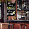 When life gives you lemons just add vodka - Vintage Metal Signs - 20*30cm/30*40cm - Warning