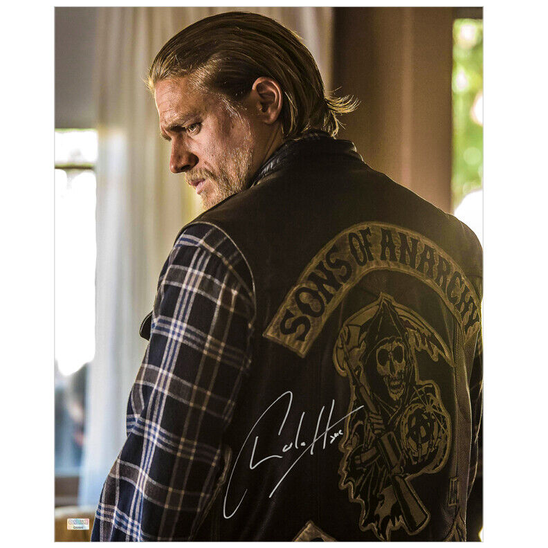 Charlie Hunnam Autographed Sons of Anarchy Jax Reaper 16x20 Photo Poster painting