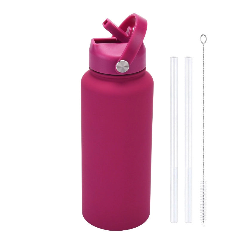 Casual Solid Color Stainless Steel Thermos Cup
