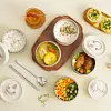 Bo&icirc;te &agrave; Lunch &Eacute;tanche Avec Isolation Thermique En Acier Inoxydable
