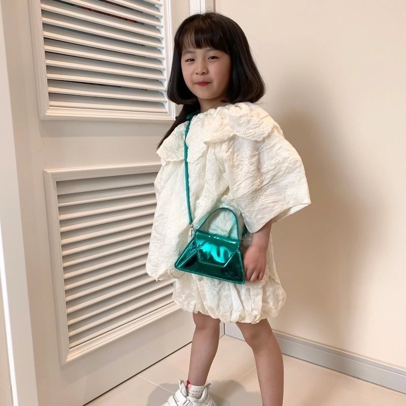 Women’s Girl’S Small Pu Leather Solid Color Basic Streetwear Sewing Thread Magnetic Buckle Crossbody Bag