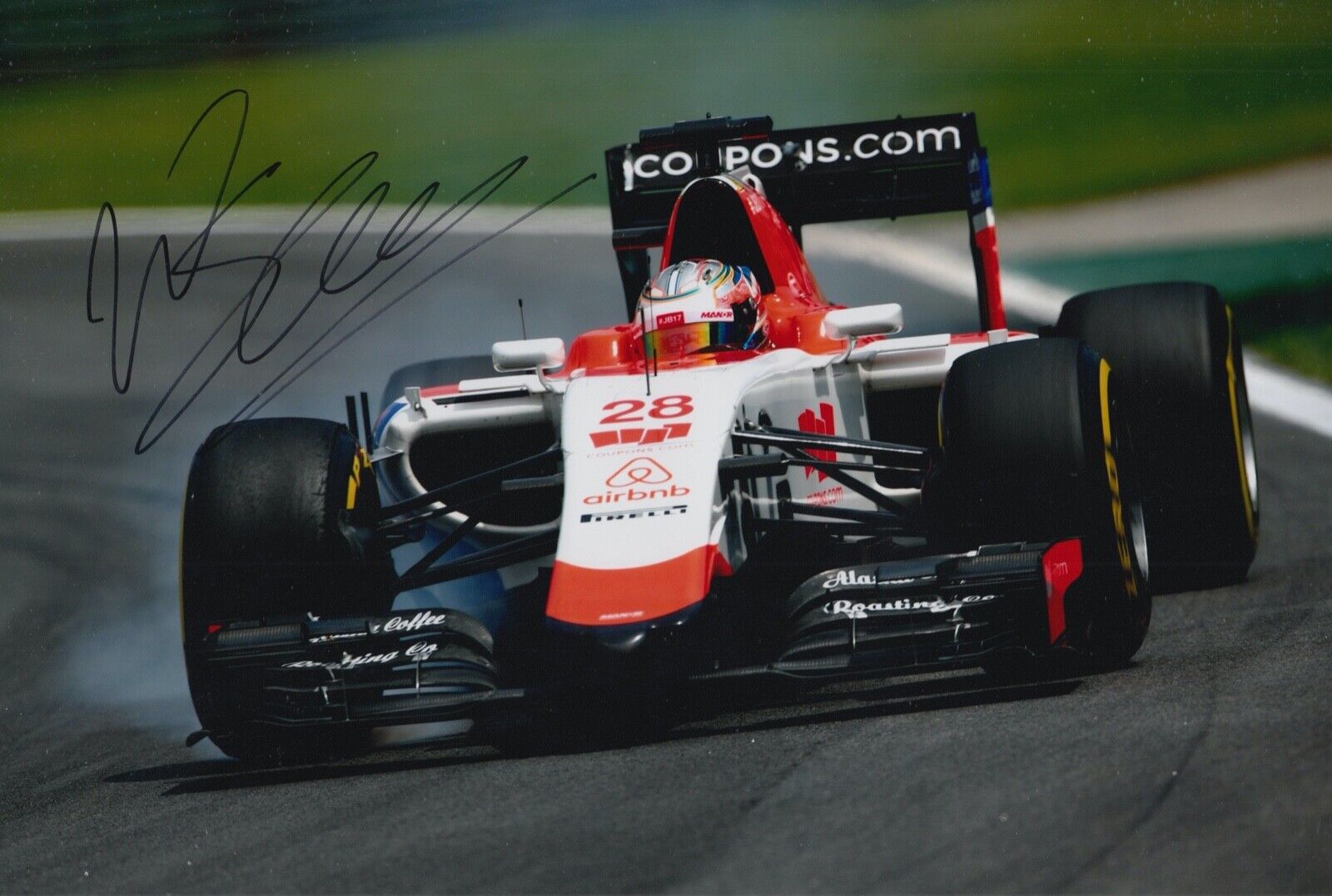 Will Stevens Hand Signed 12x8 Photo Poster painting F1 Autograph Manor Marussia 15