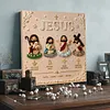 Jesus DIY Full Drill Pearl Bead Painting Kit with Frame 20x20cm