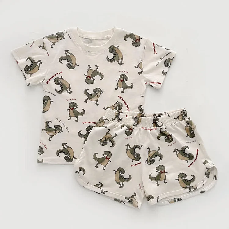 DANSOSAURUS Toddler Boy Pajamas Set