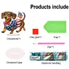 Independence Day Acrylic Diamond Painting Tabletop Ornaments Kit (Dachshund)