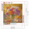 Blume 5d diy runde volle bohrer dimond kunst malerei haus wanddekoration 11,81x11,81 in