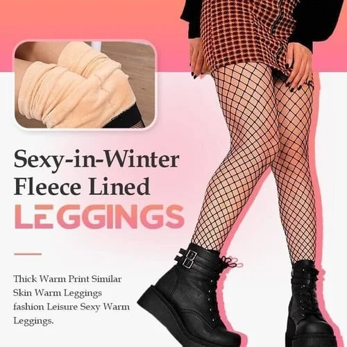 Sexy-in-winter Fleece Lined Leggings-Free Shipping