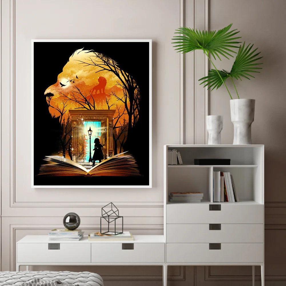 Full Cross Stitch 11CT Harry Potter Cotton DIY Stamped Embroidery Kits (1)