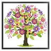 Four Seasons Tree-Spring-14CT Stamped Cross Stitch 18*18cm/7.09*7.09in tapestrymarket