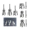 Water Pipe Wrench Thread for 1/2 & 3/4 & 1 Inch PVC/Plastic Pipes Drill Driven Plumbing Repair Kit Pipe Thread Cutting Tool Compatible for Electric Drill