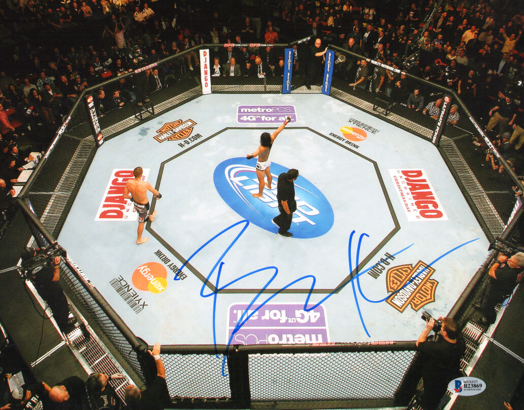 Benson Henderson Signed 11x14 Photo Poster painting BAS COA UFC on Fox 5 Picture vs Nate Diaz 4