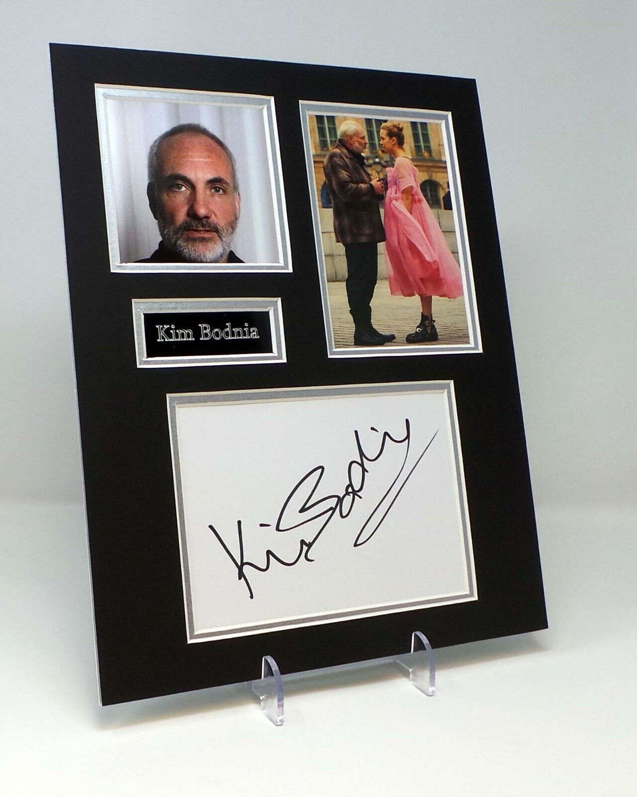 Kim BODNIA Signed Mounted Photo Poster painting Display AFTAL COA Konstantin, Killing Eve