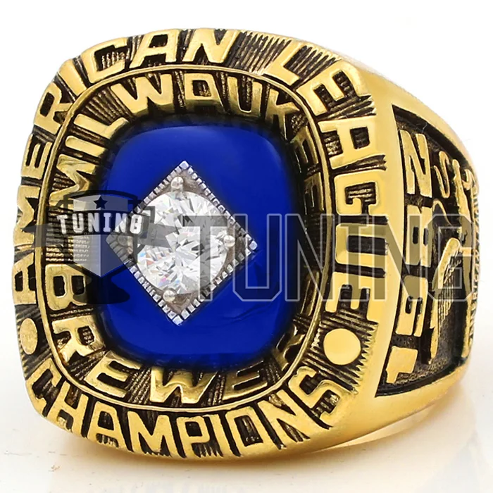 1982 MILWAUKEE BREWERS AMERICAN LEAGUE CHAMPIONSHIP RING - Buy and