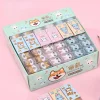 20PCS Cute Cartoon Pets Fruits Ocean Space Creative Erasers for Kids Student Office Exam Stationery Gift