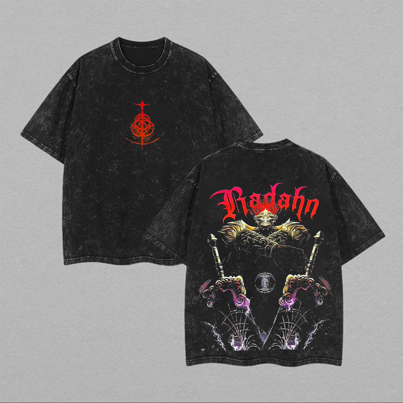 Elden Ring Printed Unisex Washed T-Shirt