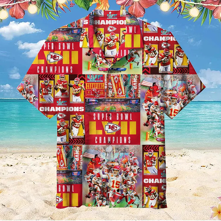 KANSAS CITY CHIEFS "2023 GLORY" | Unisex Hawaiian Shirt