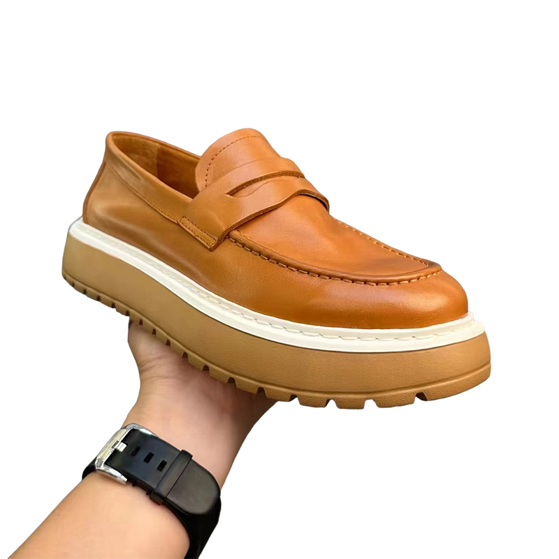 Handmade Retro Horsehide Casual Loafers | Business Style Skate Shoes DANRRIO.COM DANRRIO