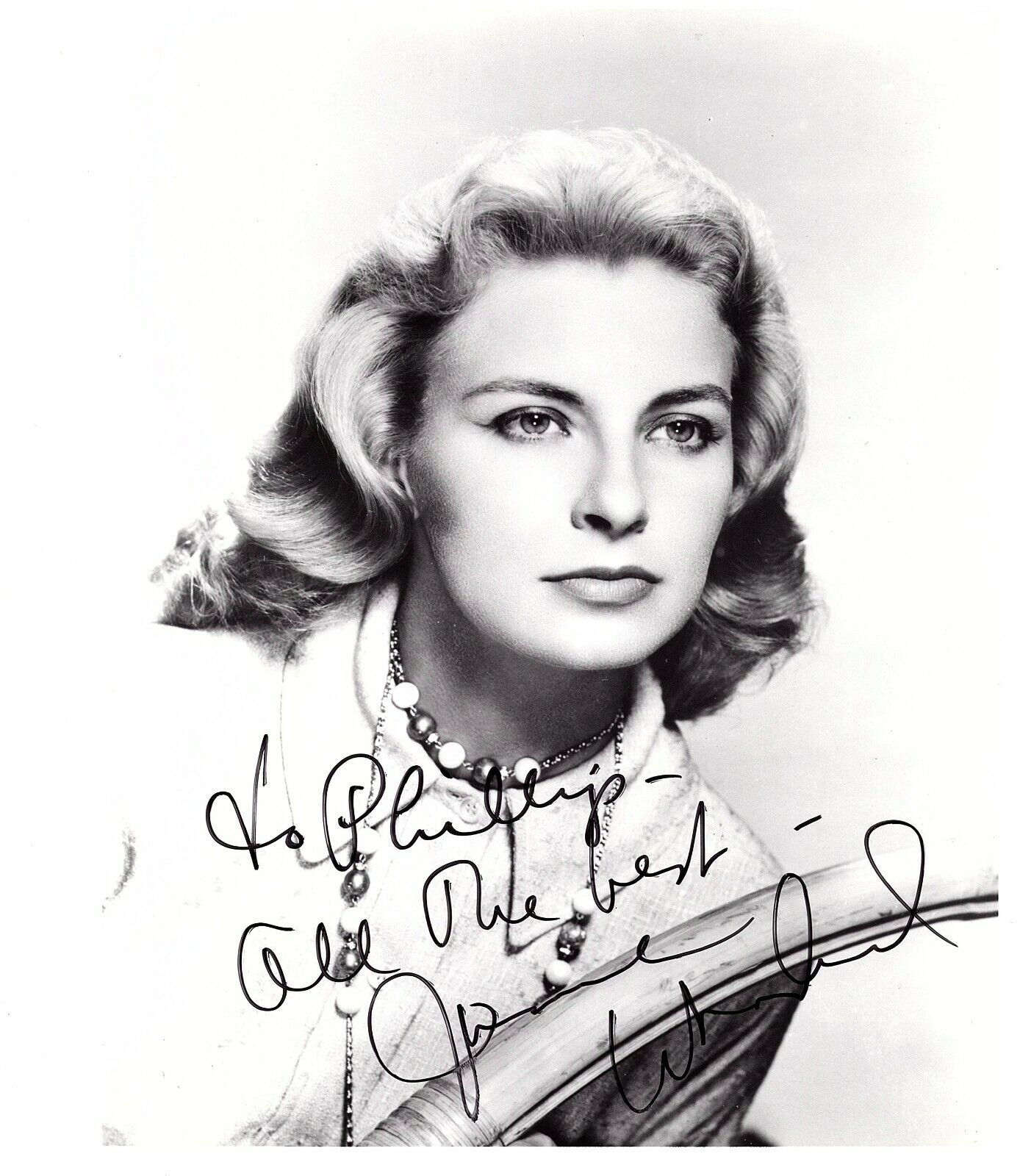 JOANNE WOODWARD AUTOGRAPHED Hand SIGNED 8x10 Photo Poster painting w/COA Academy Award Actress