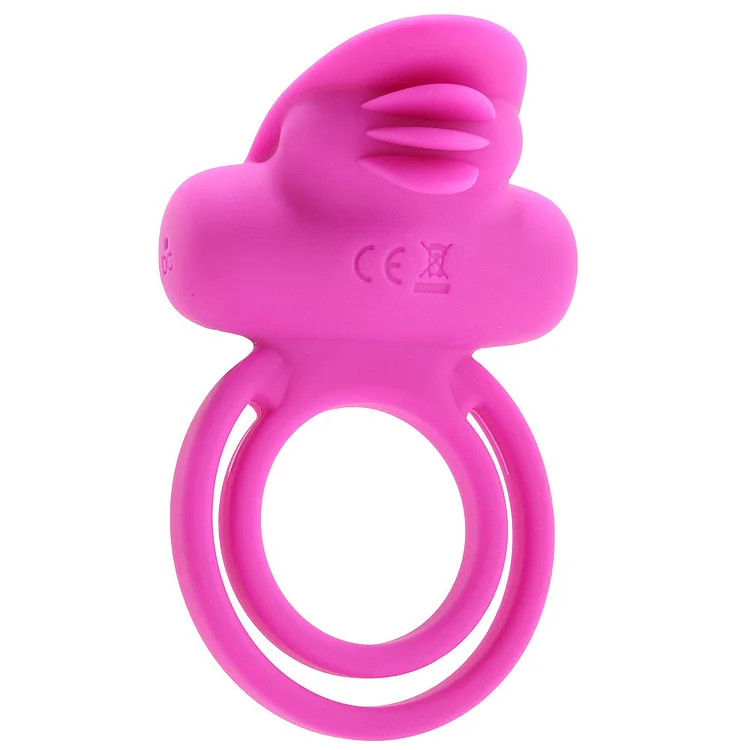 pornhint Pornhint Triple Clit Flicker Cock Ring Red