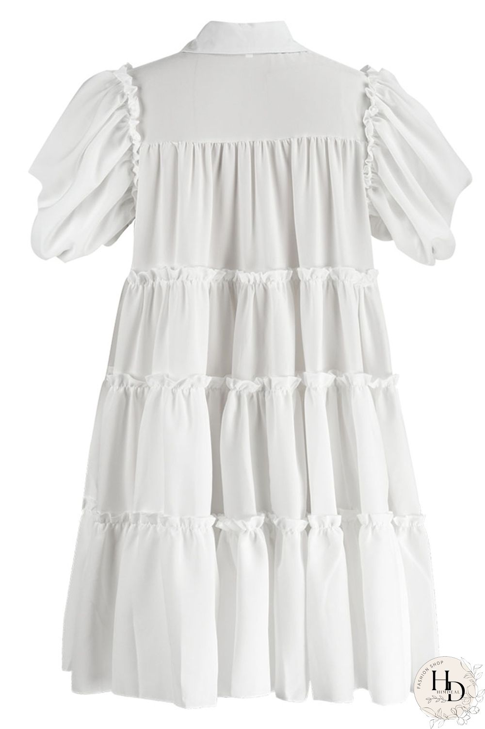 Pink Casual Solid Patchwork Buckle Fold Turndown Collar A Line Dresses