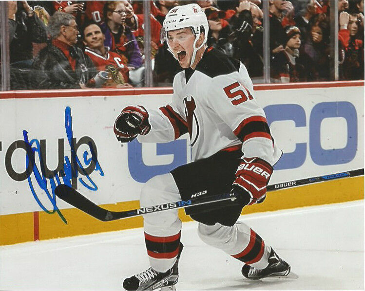 New Jersey Devils Sergei Kalinin Signed Autographed 8x10 NHL Photo Poster painting COA A