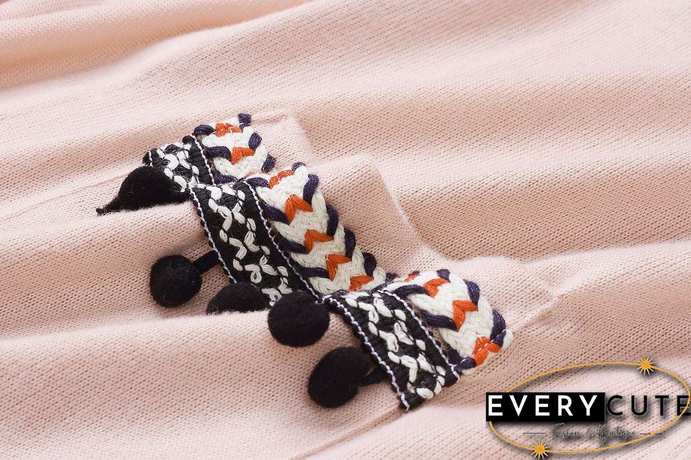 Front Open Long Sleeves Pocketed Cardigan Sweater