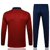 25/26 Arsenal Maroon Half-Zip Training Jacket Set