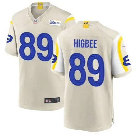 Men's Los Angeles Rams Tyler Higbee  Bone Game Player Jersey
