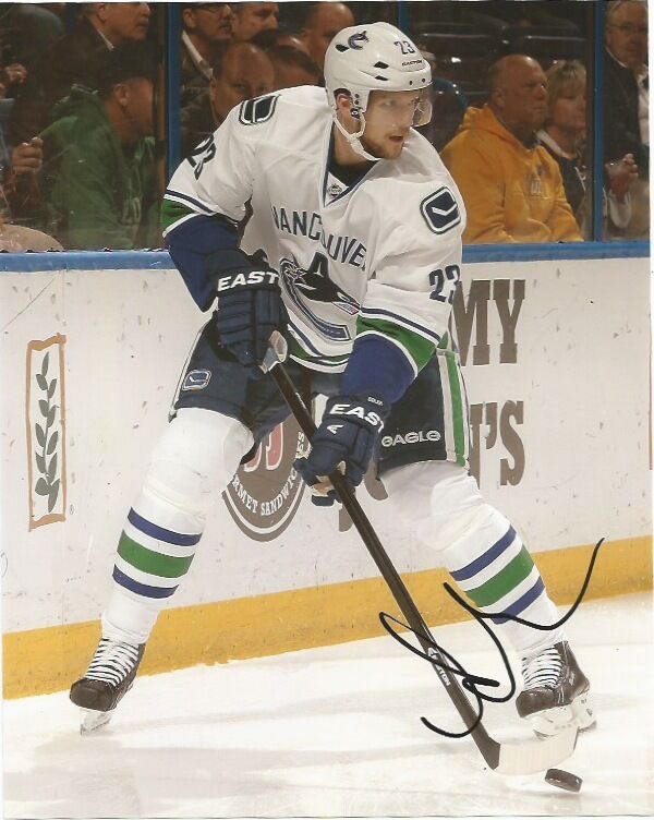 Vancouver Canucks Alexander Edler Autographed Signed 8x10 Photo Poster painting COA F