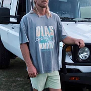 Unisex Retro Surf Oversized T-Shirt