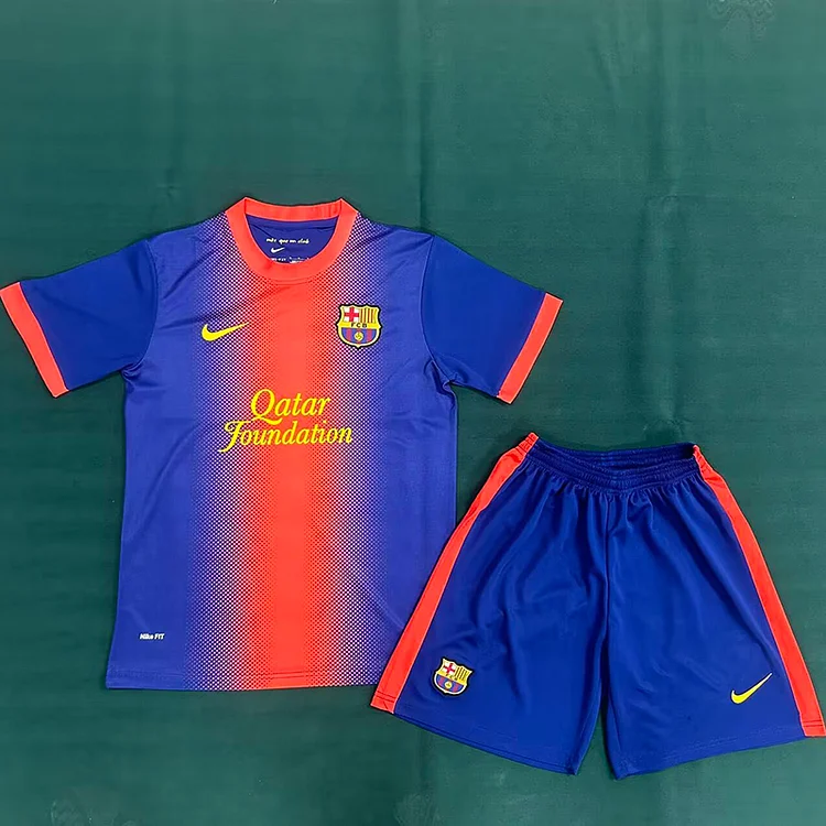 2012/13 Barcelona Home Retro Adult Set
