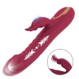 Double Vibration Telescopic Rabbit Vibrator