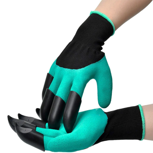 Digging Gloves, Gardening, Dipping, Labor Protection, Paws, Garden Planting, With 8-Claw