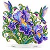 (Spring)DIY Pearl Diamond Painting Acrylic Stand, Double-Sided Printed Tabletop Decoration, Special Shaped Diamond Art Craft Kit for Home Decor