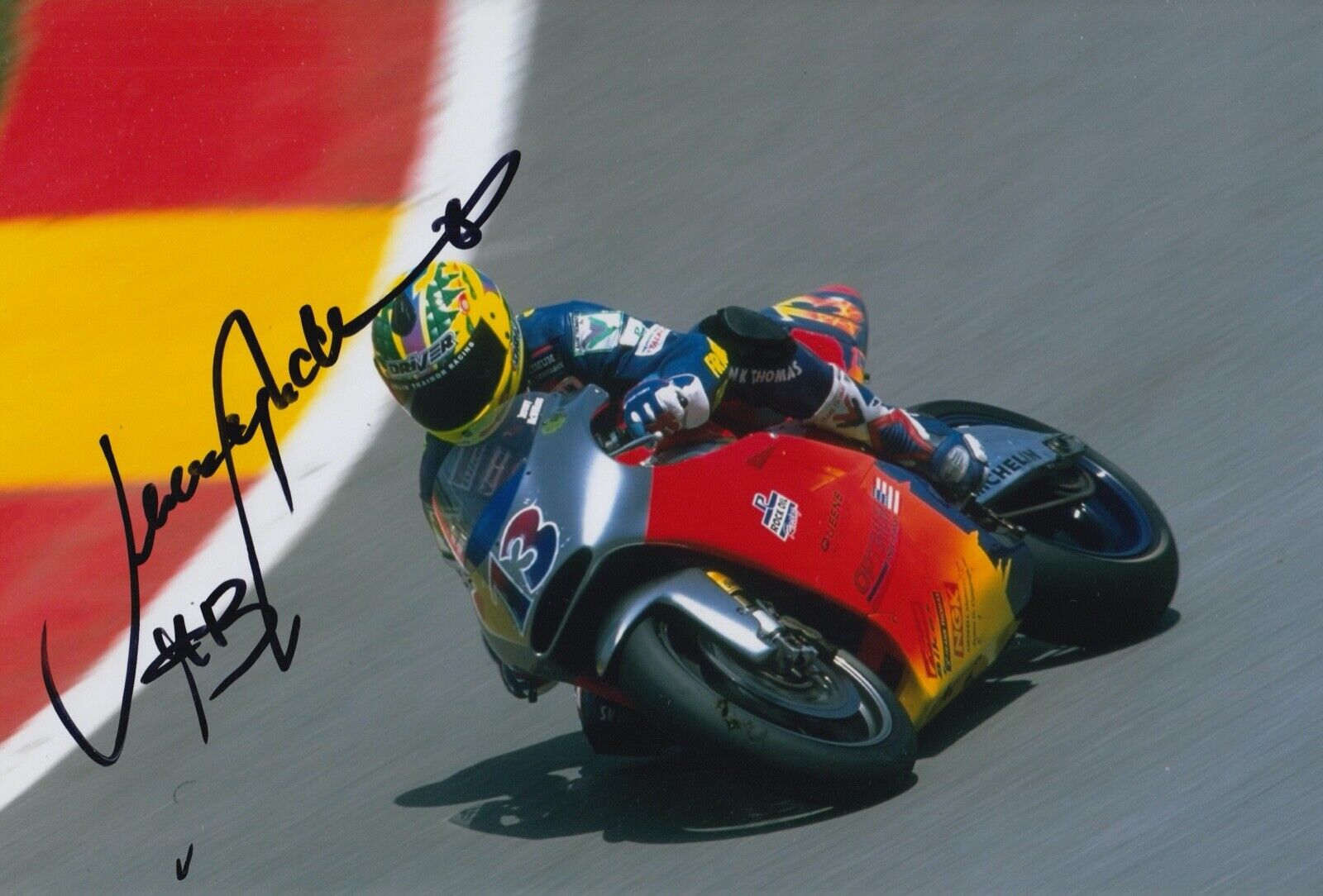 JEREMY MCWILLIAMS HAND SIGNED 12X8 Photo Poster painting MOTOGP AUTOGRAPH 1