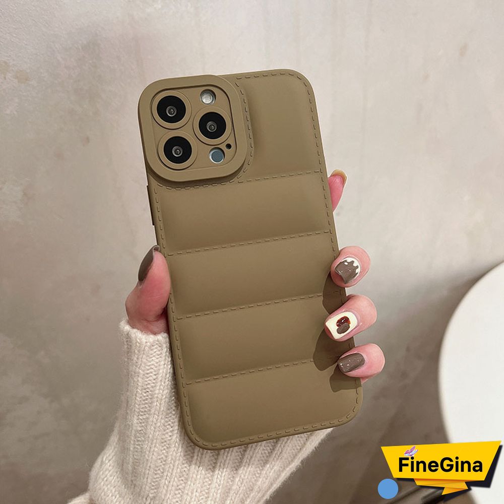 Orange Casual Solid Patchwork Phone Case