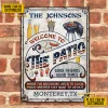 Personalized Patio Grilling Stars Stripes Listen To The Good Music Vertical Custom Classic Metal Signs