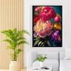 (Big Size)Peony - 11CT Stamped Cross Stitch - 40*60cm - Flower