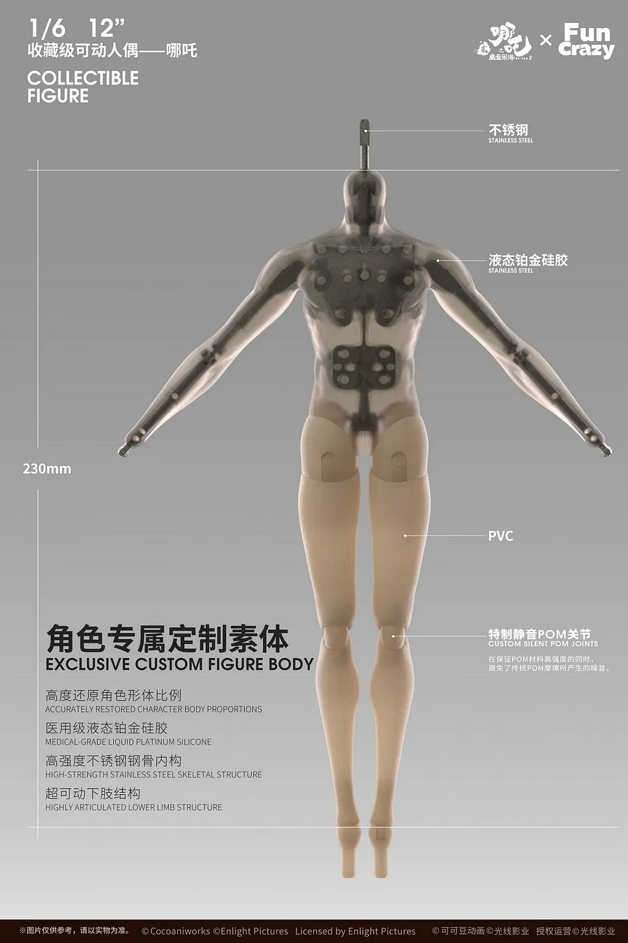 FUNCRAZY - Nezha: Birth of the Demon Child 1/6 Ne Zha Action Figure