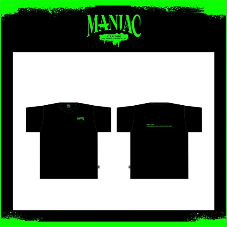 Stray Kids 2nd World Tour “MANIAC” T-shirt