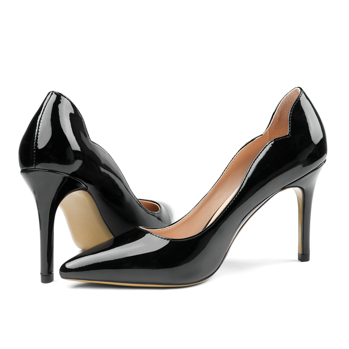 Classic  3.5" Middle Heels Shoes Women Daily  Pumps-MERUMOTE