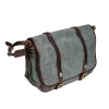 Organizer Handmade Luxury Canvas Genuine Leather Men's Large-capacity Messenger Bag Outdoor Designer Waterproof Shoulder Bag