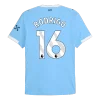 RODRIGO #16 Manchester City Home Authentic Soccer Jersey 2025/26