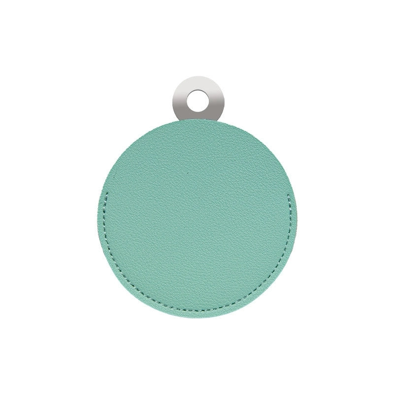 Minimalist Solid Color Pu Leather Mirror 1 Piece