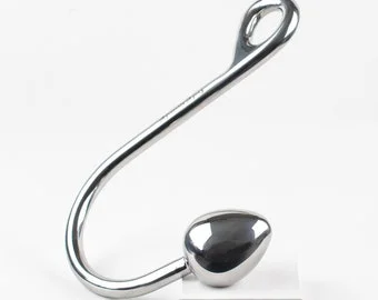 Pornhint Anal Hook or Cunt Hook Ð Stainless Steel Ð 420 Surgical Steel Rope bondage accessory Ð Butt Plug