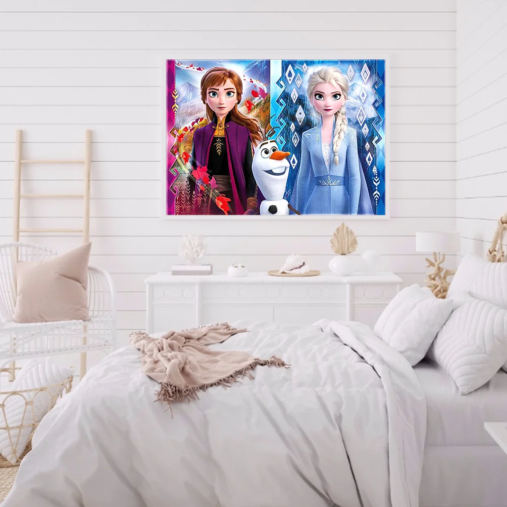 Diamond Painting - Full Round Drill - Frozen(40*30cm)