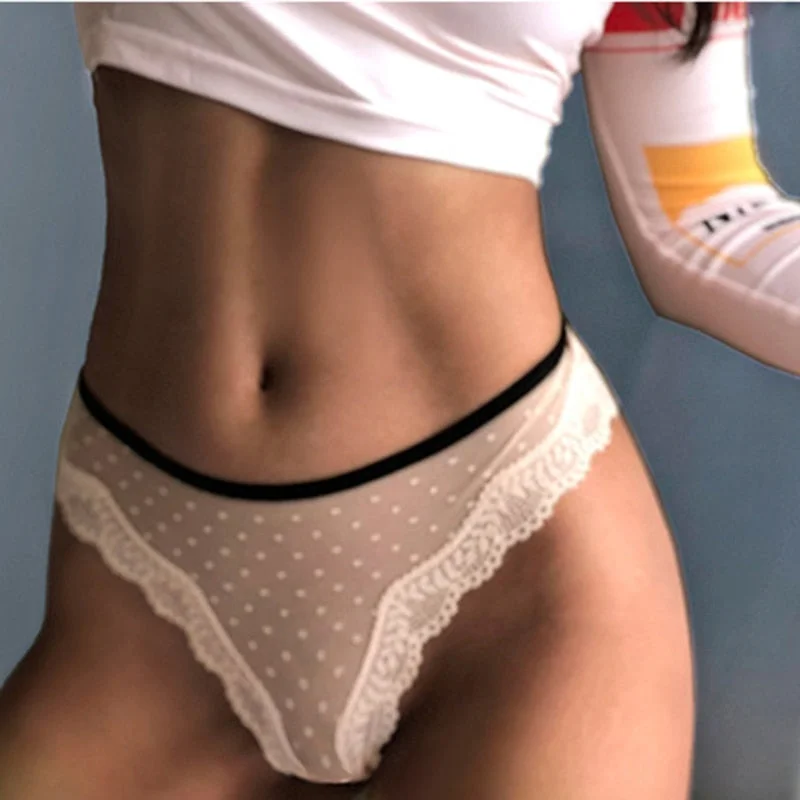 VRAIMMOI Sexy Lace Women Panties Cut Out Underwear Floral Lingerie Female Seamless Briefs Underpants Embroidery Thong Ladies