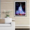 Château de Feux d'Artifice - Complète Rond Peinture au Diamant 40*50cm